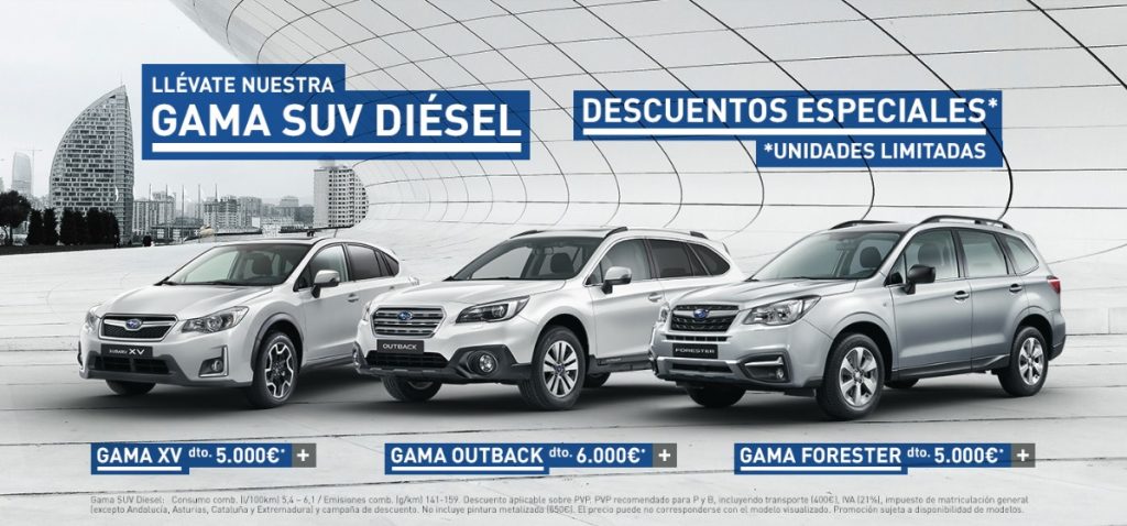 Grandes descuento en la GAMA SUV DIÉSEL 1