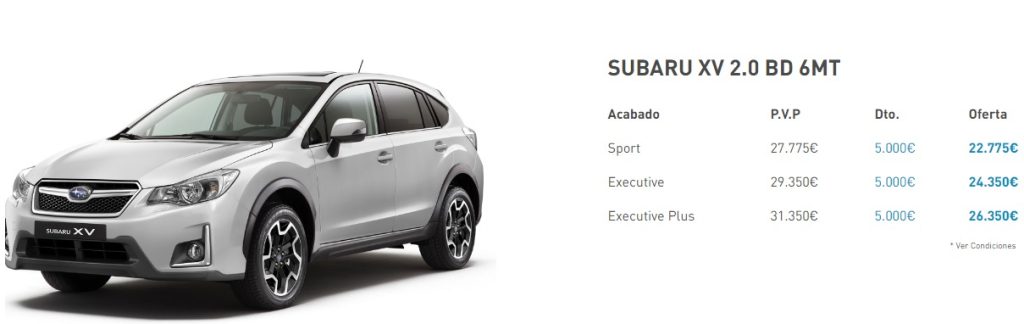 Grandes descuento en la GAMA SUV DIÉSEL 2