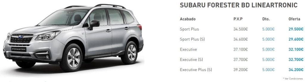 Grandes descuento en la GAMA SUV DIÉSEL 4